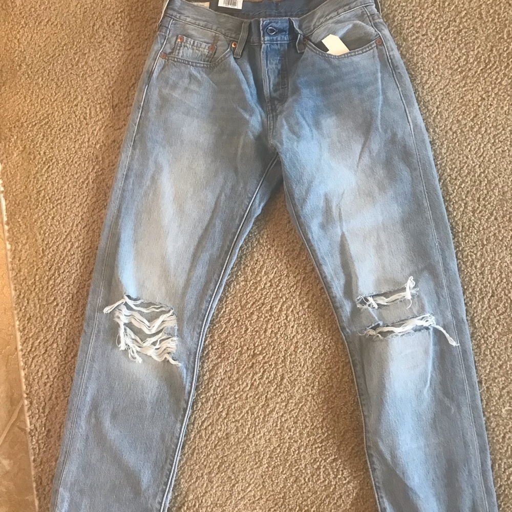 Levi 501 taper women’s jean. Size 25.